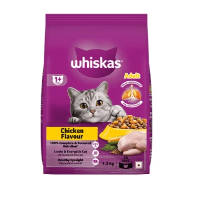 Whiskas Chicken Flavour Cat (Adult 1+) Dry Food
