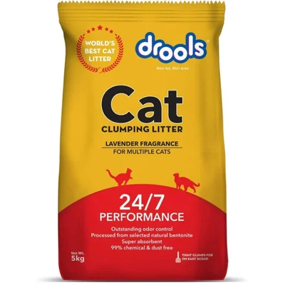 Drools Lavender Scented Clumping Cat Litter