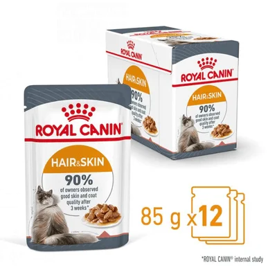 Royal Canin Hair & Skin Care Adult Gravy Cat Wet Food